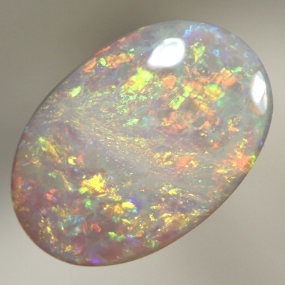 SOLID SEMI BLACK OPAL Bright rolling flashes 